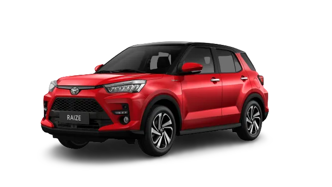 TOYOTA RAIZE màu Đỏ (R40)